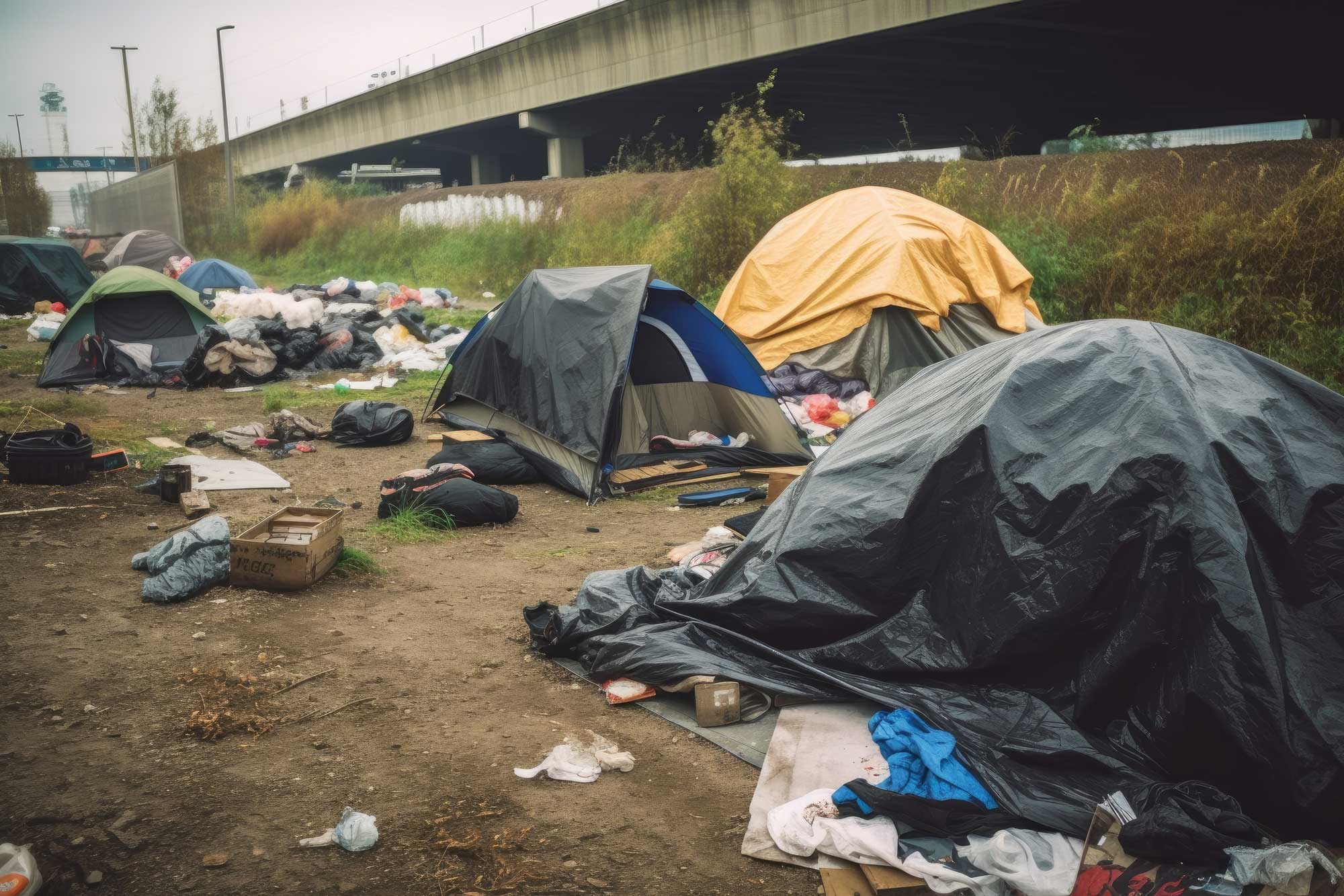 homeless encampment
