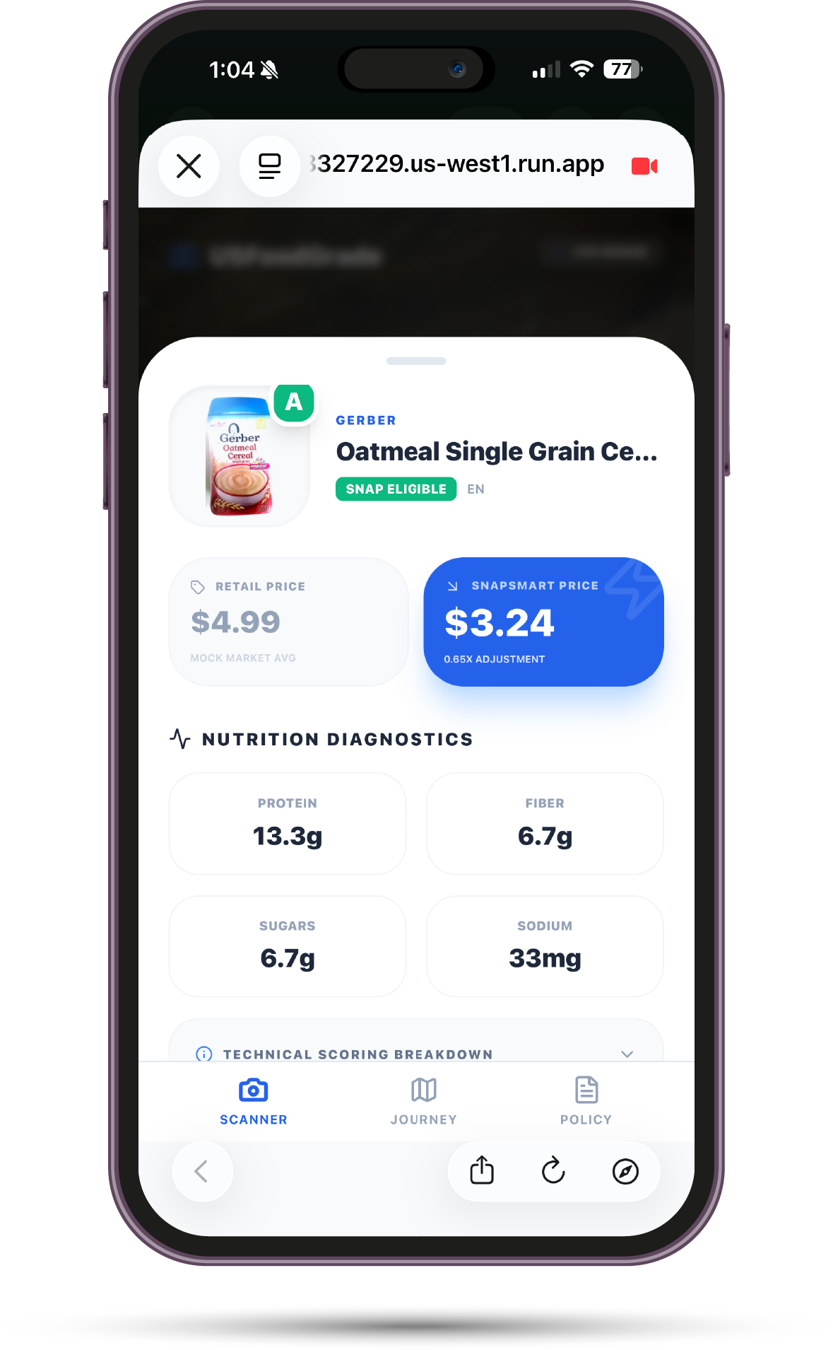 SNAPSmart app